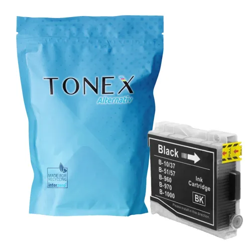 TONEX alternativ für Brother LC-1000BK / LC1000RBWBPDR Tinte Schwarz bis zu 1000 Seiten