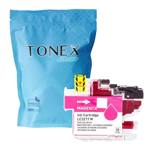 TONEX alternativ für Brother LC3217M Tinte Magenta bis zu 550 Seiten