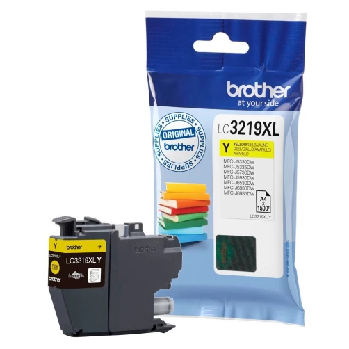 Original Brother LC-3219XLY Tinte Gelb bis zu 1500 Seiten