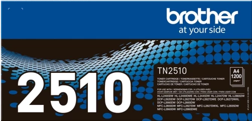 Original Brother TN-2510 / 2510 Toner Schwarz bis zu 1200 Seiten