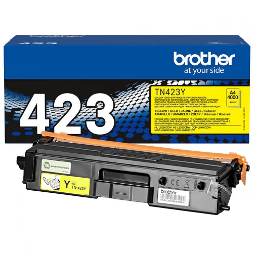 Original Brother TN-423Y Toner Gelb bis zu 4000 Seiten