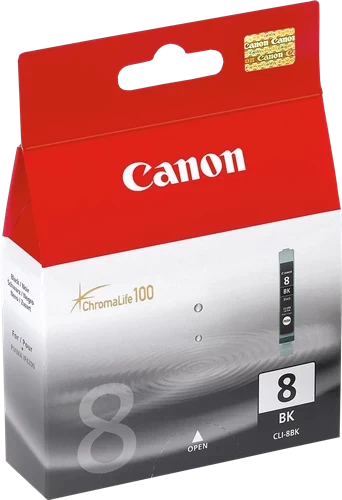 Original Canon CLI-8BK / 0620B001 Tinte Schwarz bis zu 400 Seiten 13ml