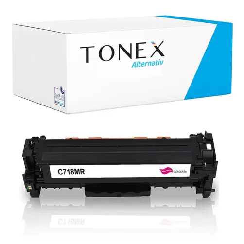 TONEX alternativ für Canon CRG-718M / 2660B002 Toner Magenta bis zu 2900 Seiten