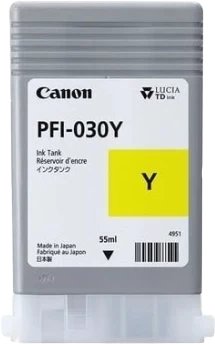 Original Canon PFI-030Y / 3492C001 Tinte Gelb bis zu 3000 Seiten 55ml