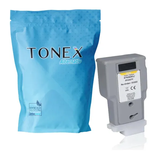 TONEX alternativ für Canon PFI-207Y / 8792B001 Tinte Gelb 300ml