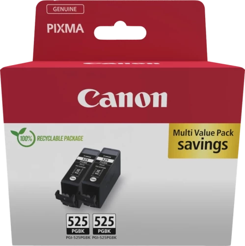 Original Canon PGI-525 PGKB Twin / 4529B017 Tinte Schwarz Multipack