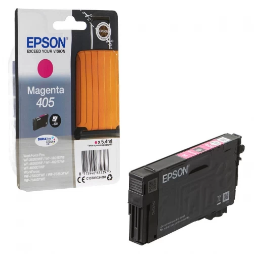 Original Epson 405XL / C13T05H34010 Tinte Magenta bis zu 1100 Seiten 15ml