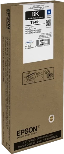 Original Epson T9451 / C13T945140 Tinte Schwarz bis zu 5000 Seiten 65ml