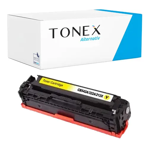 TONEX alternativ für HP 125A / CB542A Toner Gelb bis zu 1400 Seiten