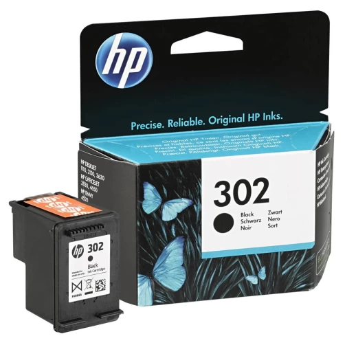 Original HP 302 / F6U66A Tinte Schwarz bis zu 190 Seiten 4ml