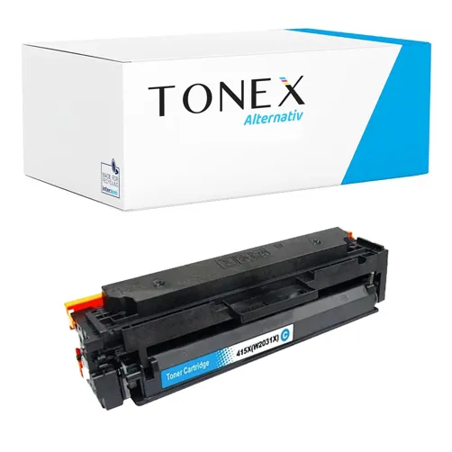 TONEX alternativ für HP 415X / W2031X Toner Cyan bis zu 6000 Seiten
