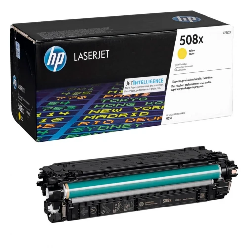 Original HP 508X / CF362X Toner Gelb bis zu 9500 Seiten