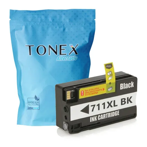 TONEX alternativ für HP 711 / CZ129A Tinte Schwarz 80ml