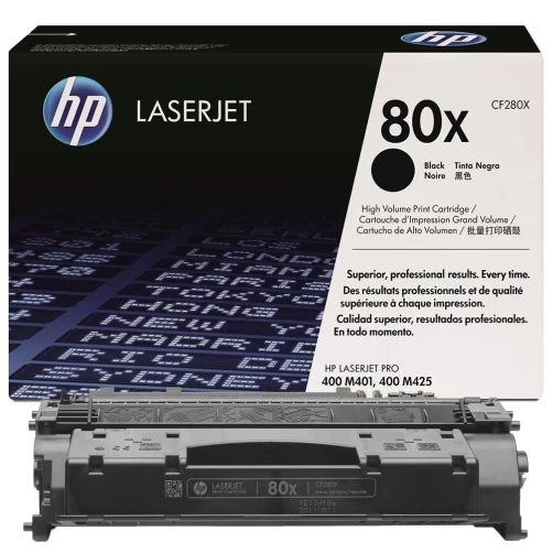 Original HP 80X / CF280X Toner Schwarz bis zu 6900 Seiten