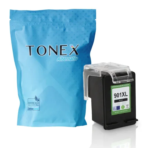 TONEX alternativ für HP 901XL / CC654AE Tinte Schwarz bis zu 850 Seiten