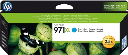 Original HP 971XL / CN626AE Tinte Cyan bis zu 6600 Seiten 87ml