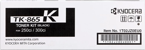 Original Kyocera TK-865 / 1T02JZ0EU0 Toner Schwarz bis zu 20000 Seiten