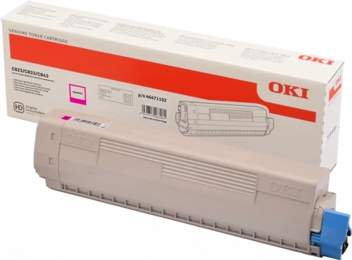 Original OKI 46471102 Toner Magenta bis zu 7000 Seiten