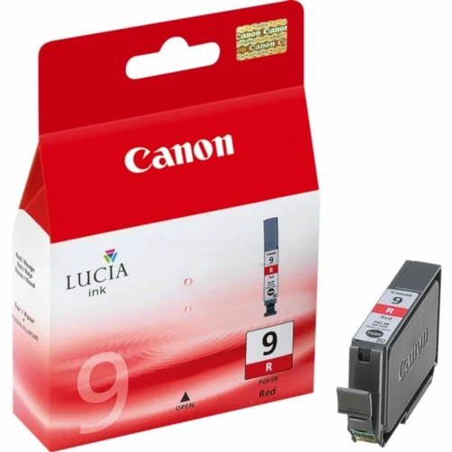 Original Canon PGI-9R / 1040B001 Tinte Rot bis zu 1600 Seiten 14ml