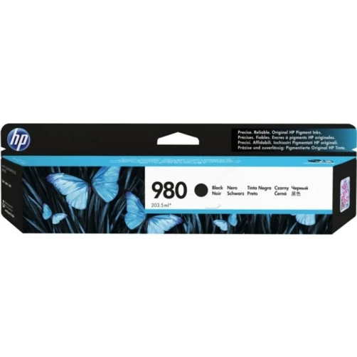 Original HP 980 / D8J10A Tinte Schwarz bis zu 10000 Seiten 204ml