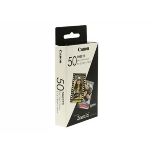 Canon ZINK - Selbstklebend - 50 x 76 mm Fotopapier - 50 Blatt - für Canon Zoemini