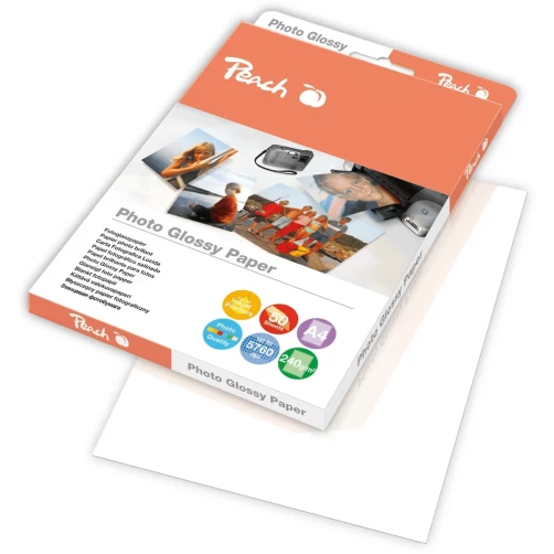 Peach Photo Glossy Paper, 240 gr. A4 / 50 Blatt