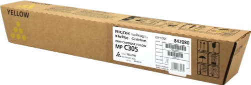Original Ricoh MP C305 / MPC305Y Toner Gelb bis zu 4000 Seiten