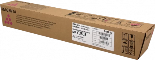 Original Ricoh MP C3503 / 841819 Toner Magenta bis zu 18000 Seiten