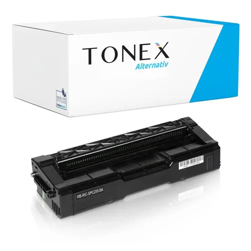 TONEX alternativ für Ricoh SP C250E / 407543 Toner Schwarz bis zu 2000 Seiten