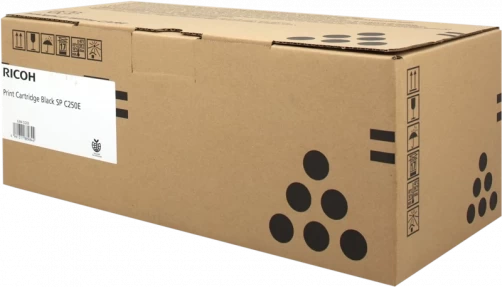 Original Ricoh SP C250E / 407543 Toner Schwarz bis zu 2000 Seiten