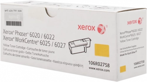 Original Xerox 106R02758 Toner Gelb bis zu 1000 Seiten